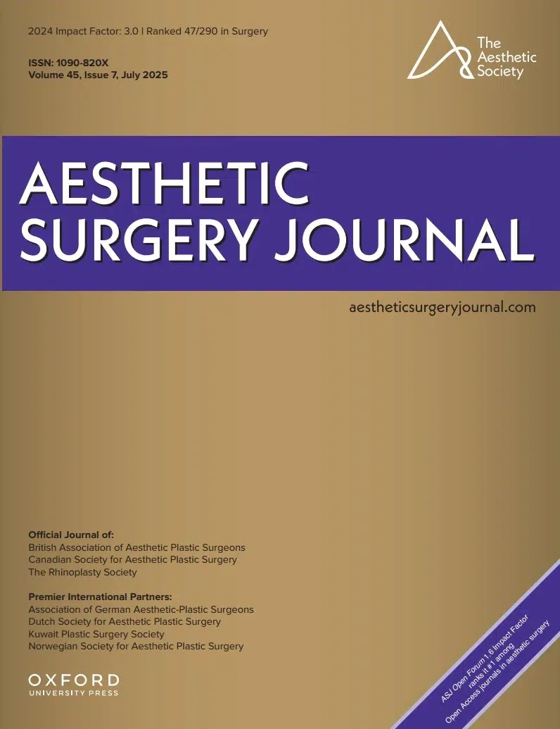 Aesthetic Surgery Journal Volume 45, Issue 8, August 2025 (True PDF+Videos)